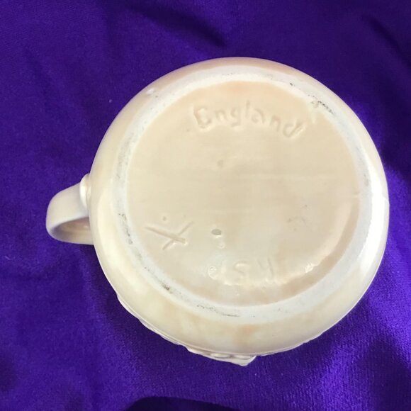 Coronation Cup Queen Elizabeth II Keele Street Pottery KSP Beige June 2nd 1953 - Picture 10 of 12